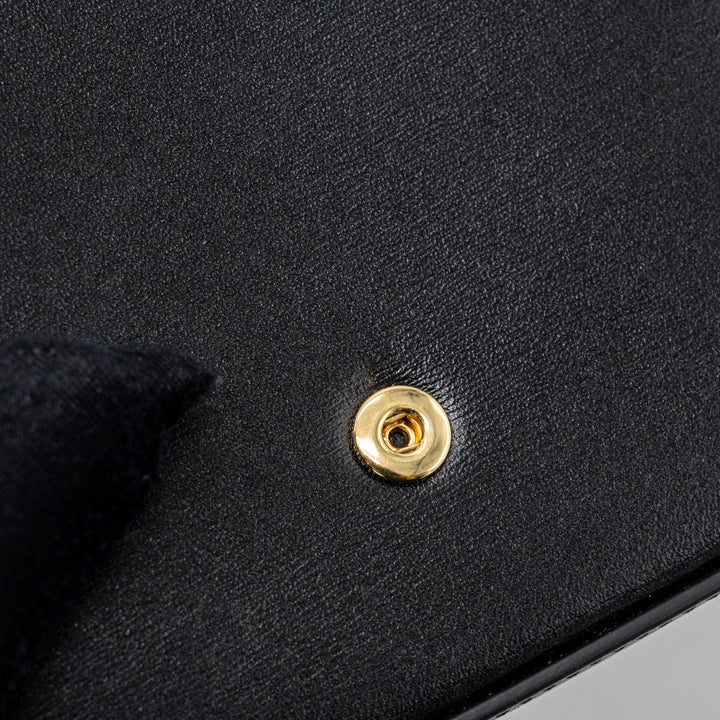 Top Quality Celine Claude Shiny Calfskin Black