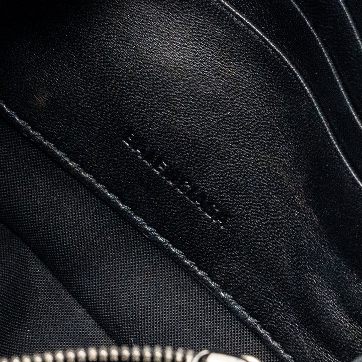 Top Quality Balenciaga BB Camera Bag leather Black/multicolour SHW
