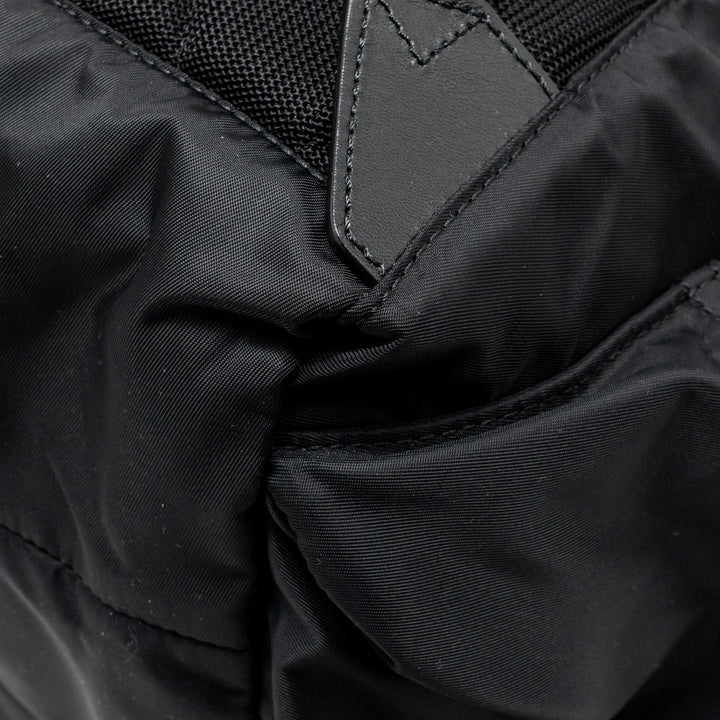 Burberry Medium Rucksack Backpack Nylon Black/Caramel GHW