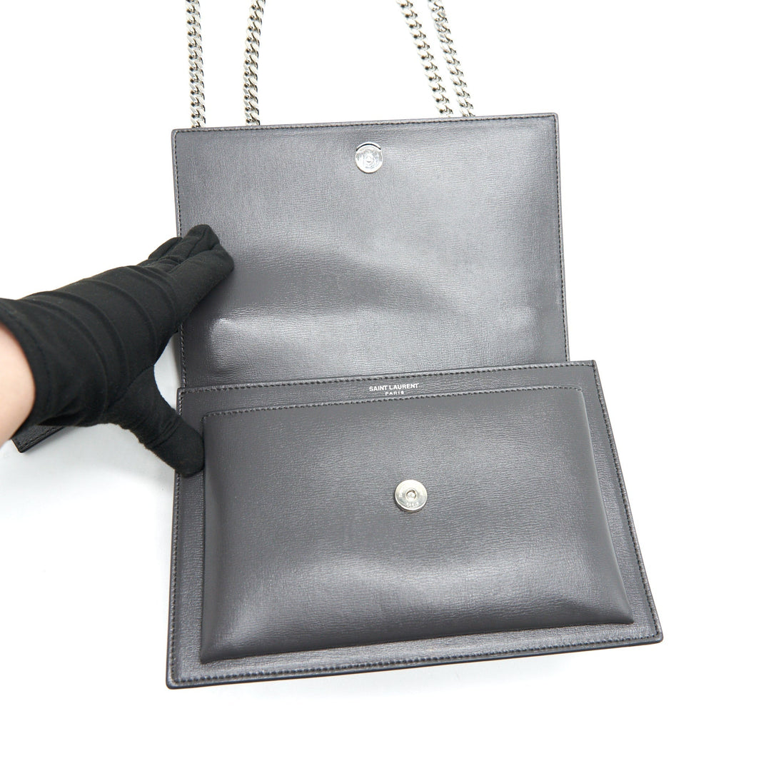 Saint Laurent Medium Sunset Dark Grey SHW