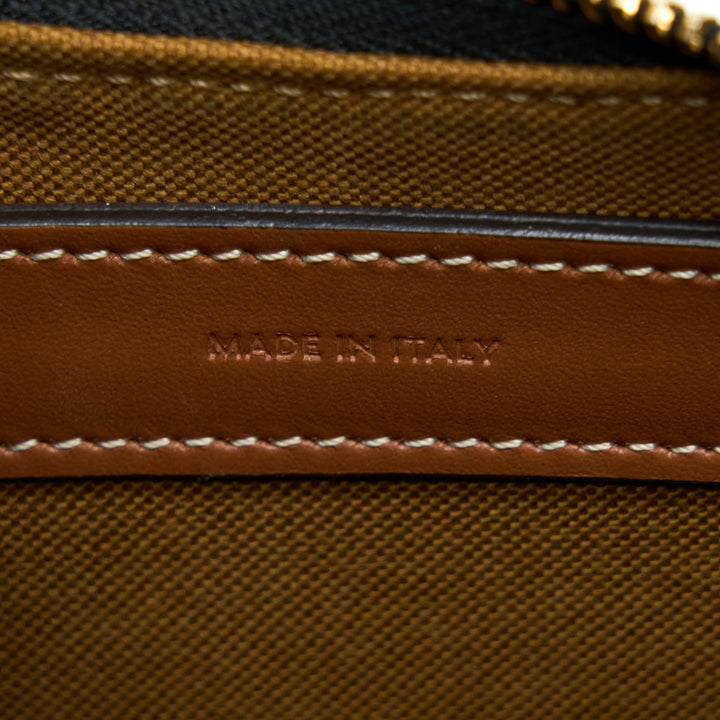 Celine Ava Bag In Triomphe Canvas And Calfskin Tan