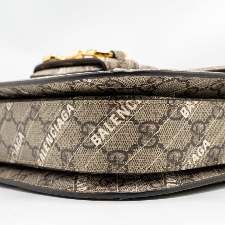 Gucci x Top Quality Balenciaga Horsebit 1955 Bag GG Supreme/Top Quality Balenciaga Print Canvas