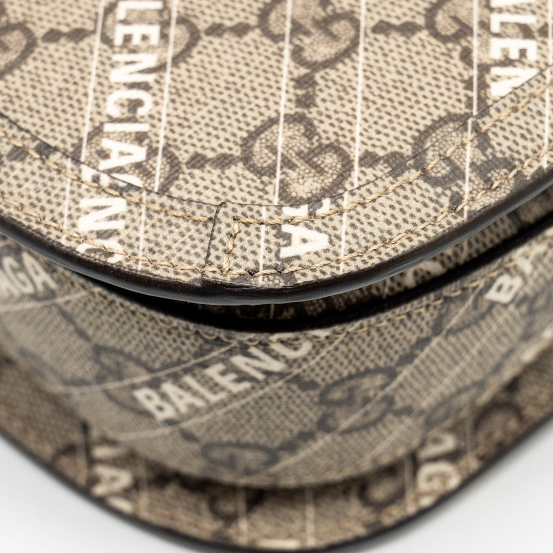 Gucci x Top Quality Balenciaga Horsebit 1955 Bag GG Supreme/Top Quality Balenciaga Print Canvas