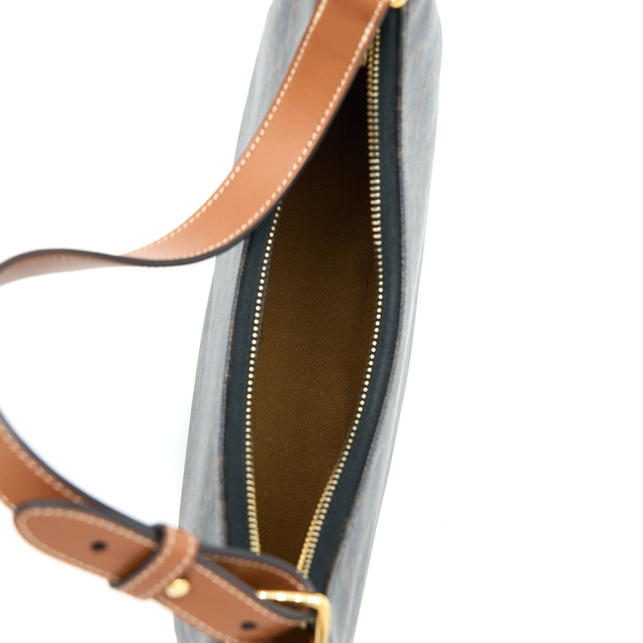 Top Quality Celine Ava Bag In Triomphe Canvas And Calfskin Tan