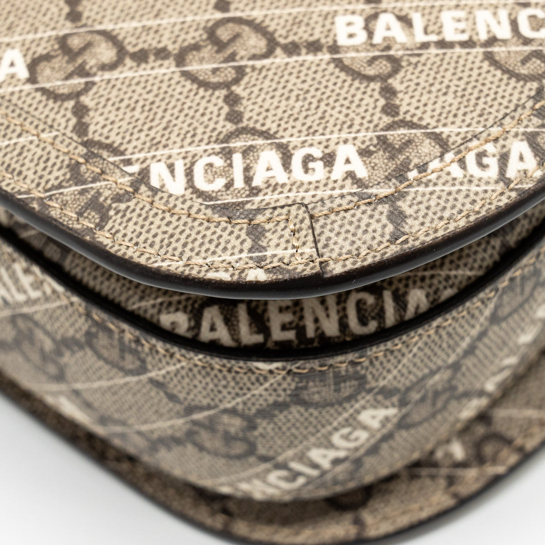 Gucci x Top Quality Balenciaga Horsebit 1955 Bag GG Supreme/Top Quality Balenciaga Print Canvas