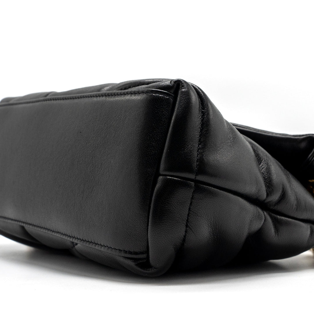 Saint Laurent/YSL Small Puffer Quilted Nappa Black GHW