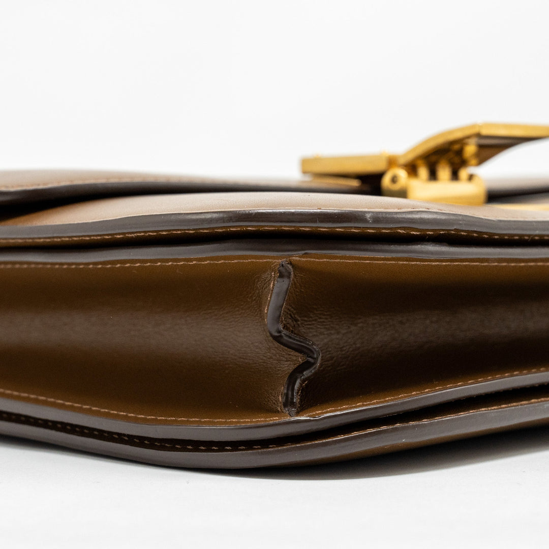 Celine Medium Classic Box Bag Calfskin Camel