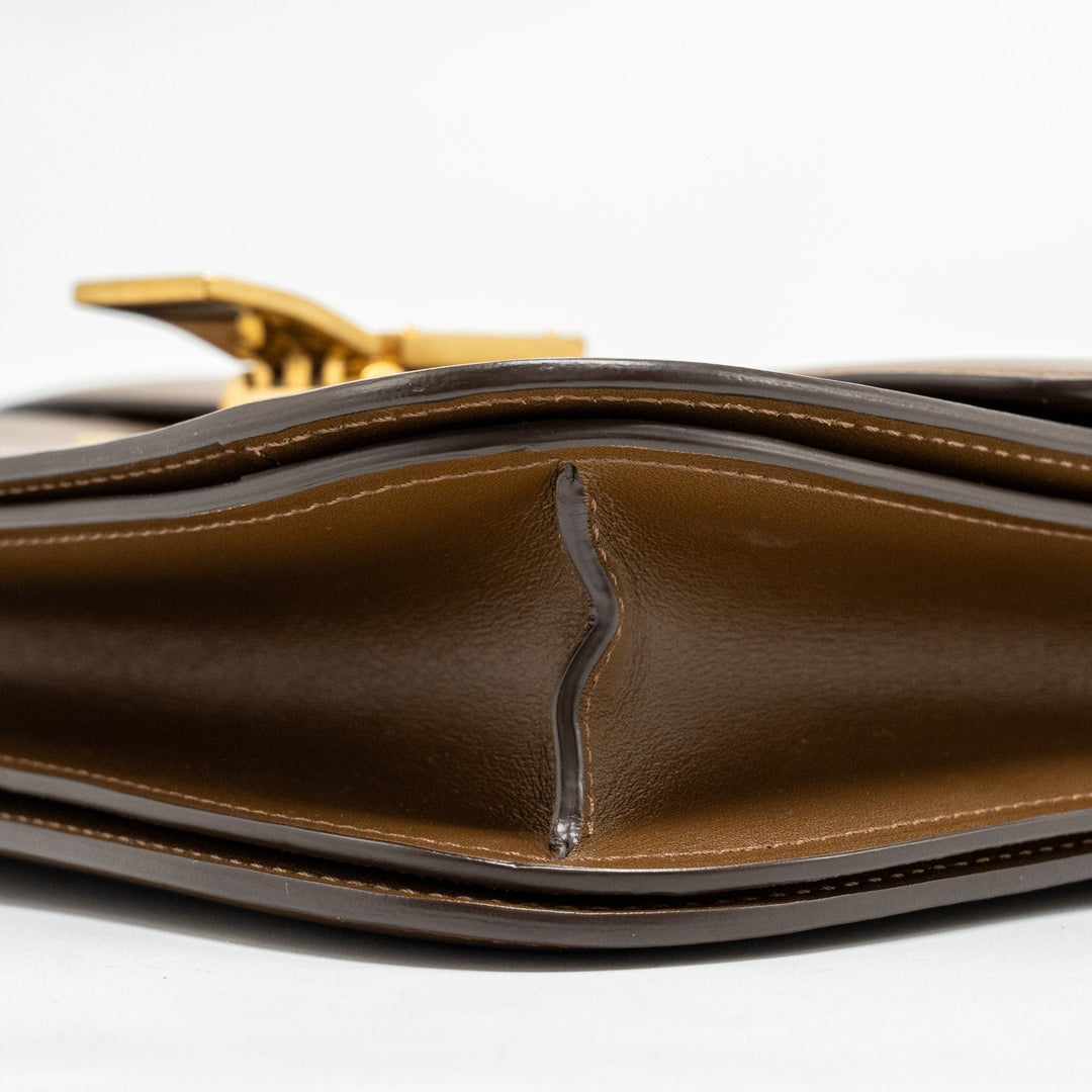 Celine Medium Classic Box Bag Calfskin Camel