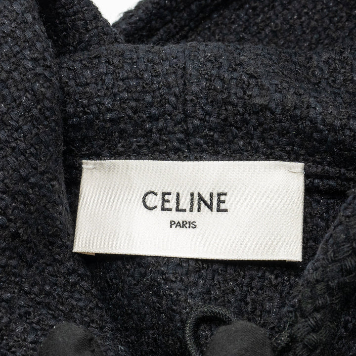Top Quality Celine Size 34 Veste Chasseur Baja Jacket Tweed Black