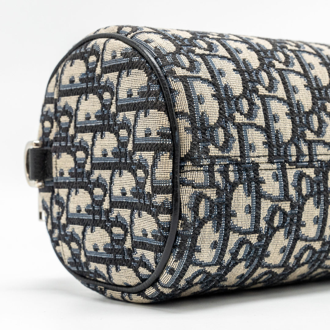 Top quality Dior Roller Messenger Bag Blue Oblique Jacquard