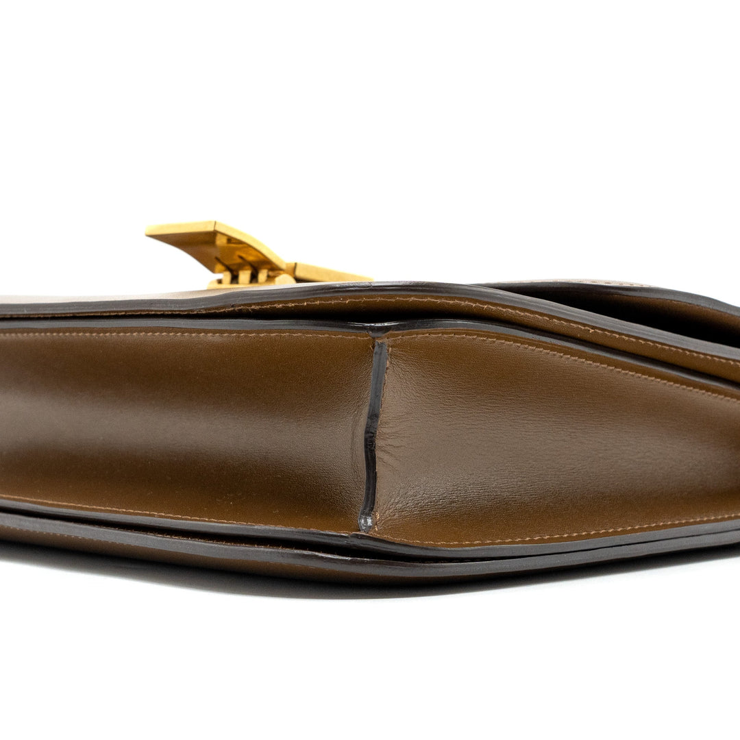Celine medium classic box bag calfskin camel