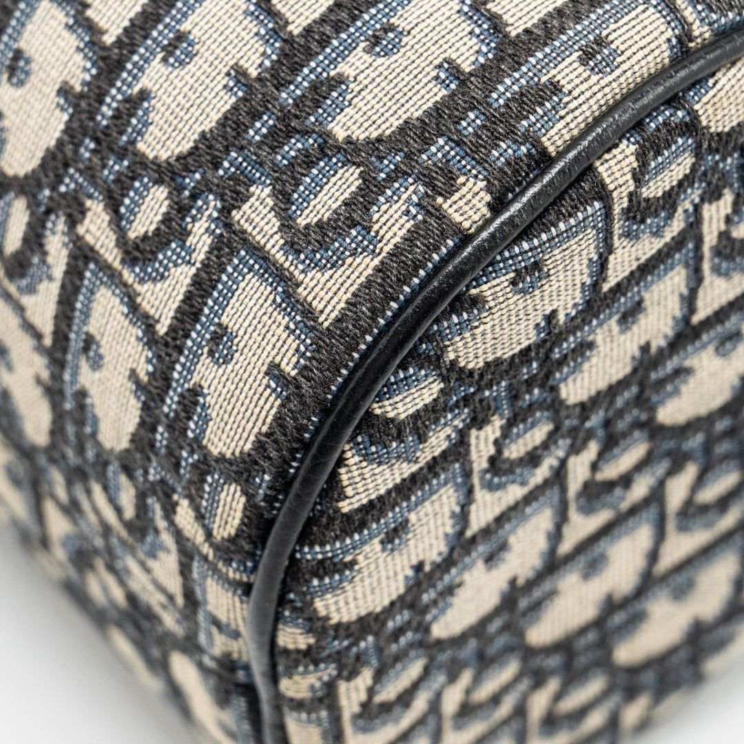 Top quality Dior Roller Messenger Bag Blue Oblique Jacquard