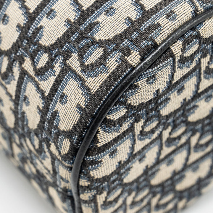 Top quality Dior Roller Messenger Bag Blue Oblique Jacquard