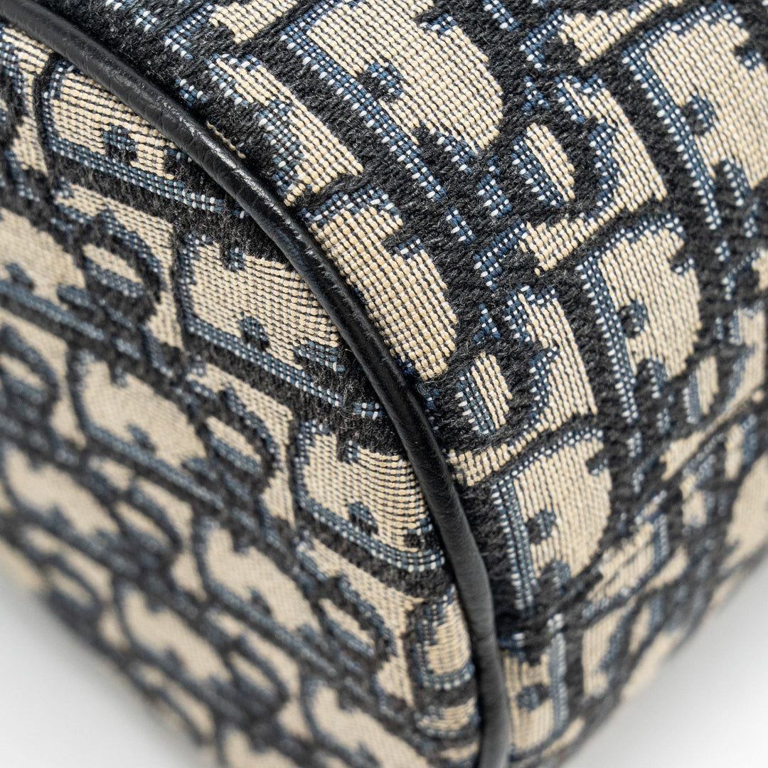 Top quality Dior Roller Messenger Bag Blue Oblique Jacquard