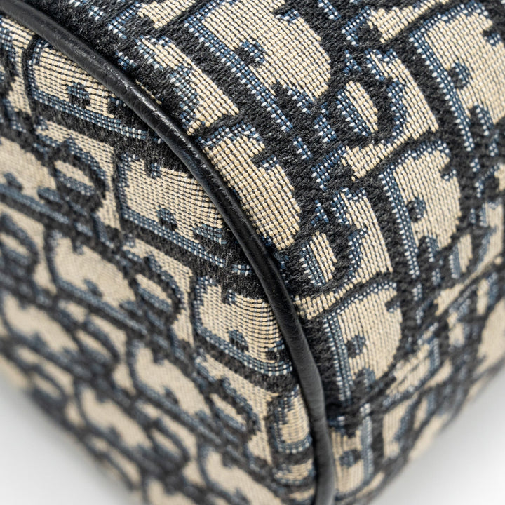 Top quality Dior Roller Messenger Bag Blue Oblique Jacquard