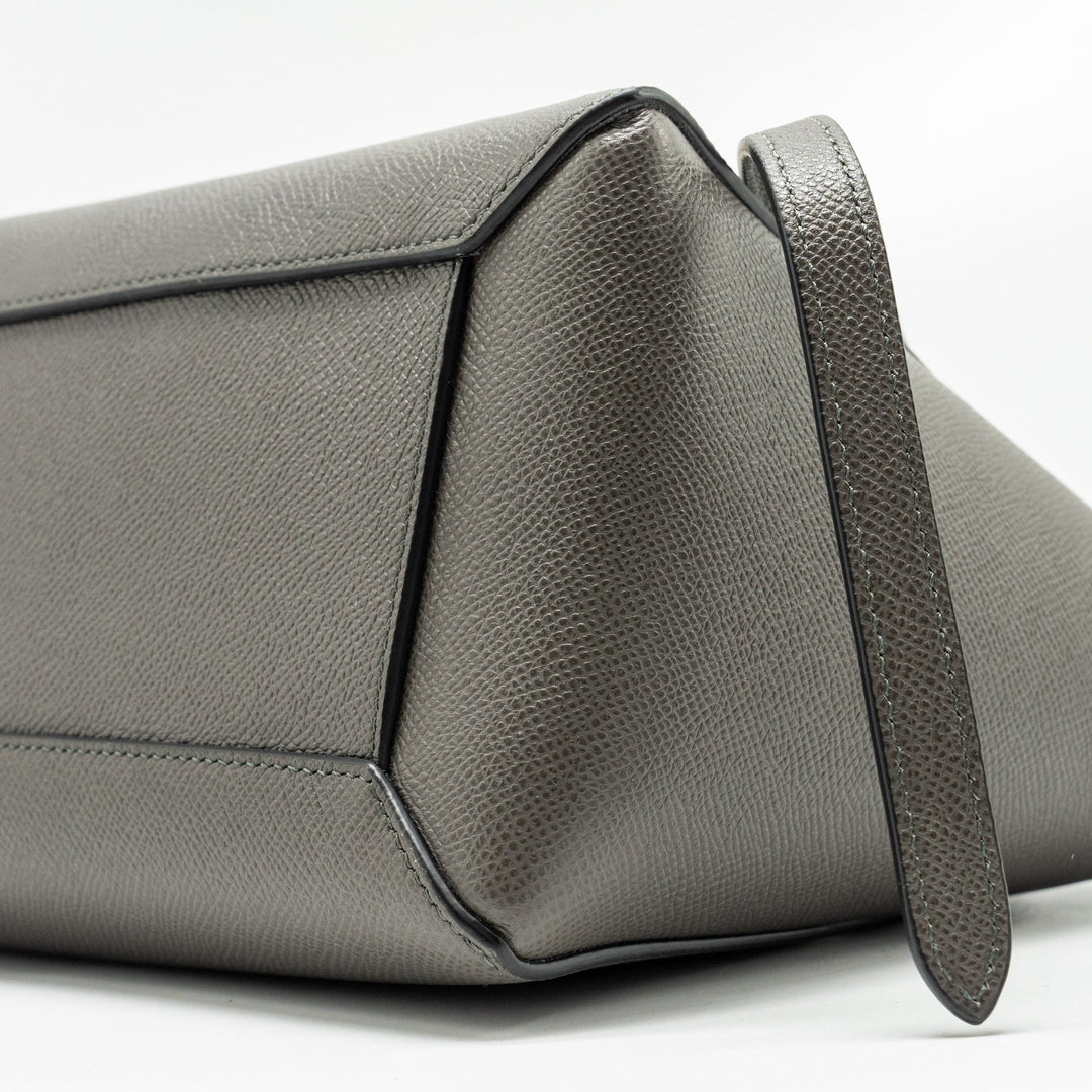Celine Mini Belt Bag Grained Calfskin Grey