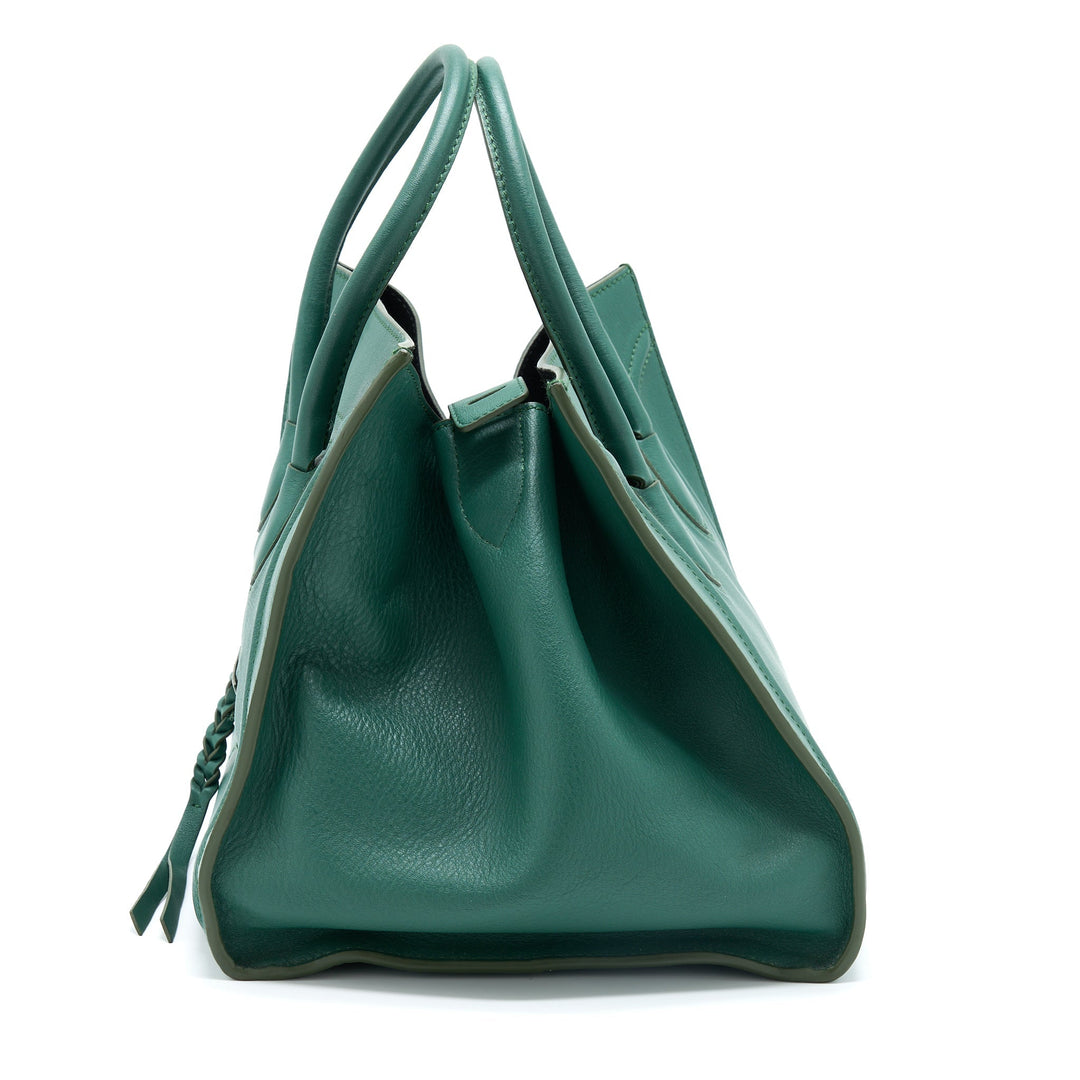 Top Quality Celine Phantom Tote Bag Dark Green