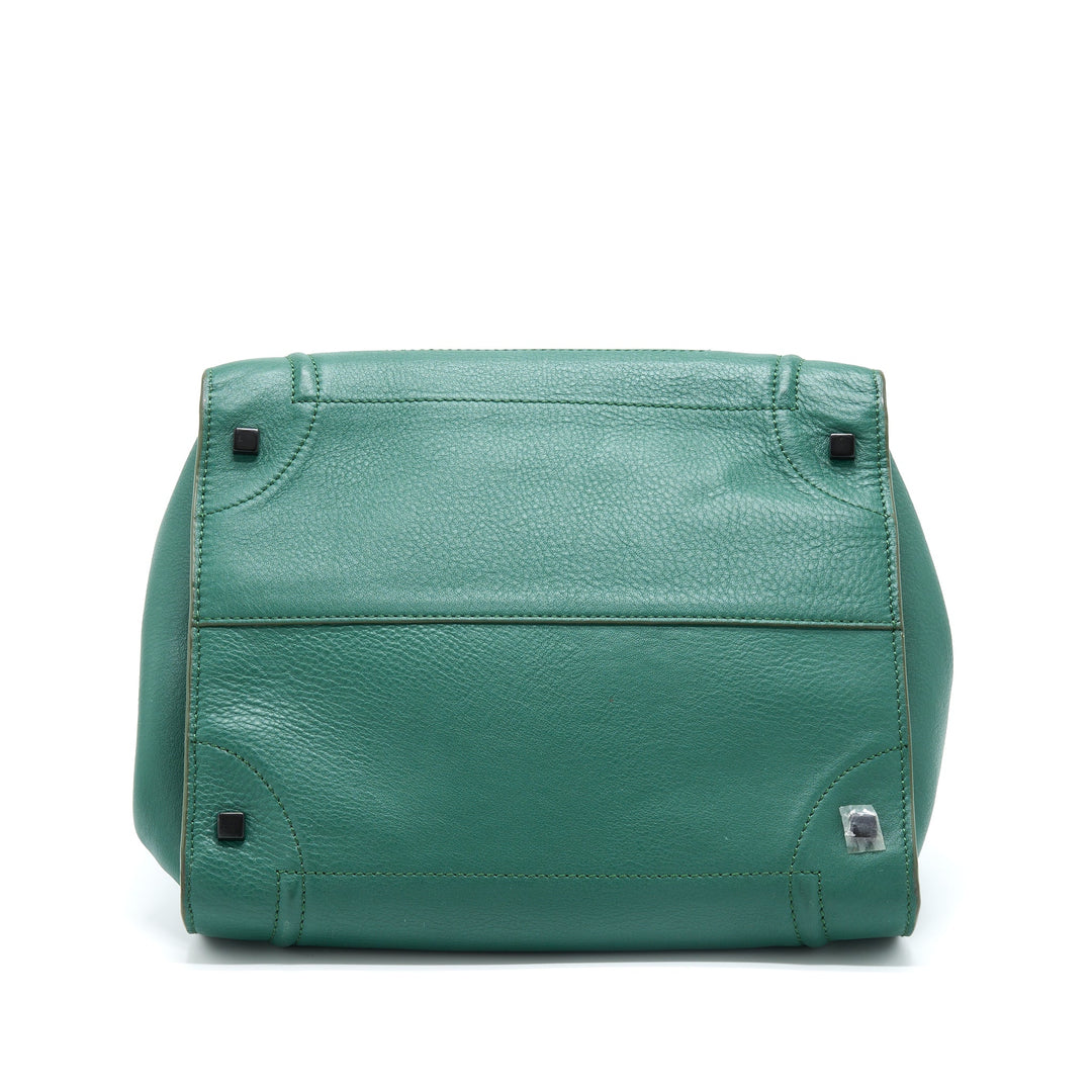 Celine Phantom Tote Bag Dark Green