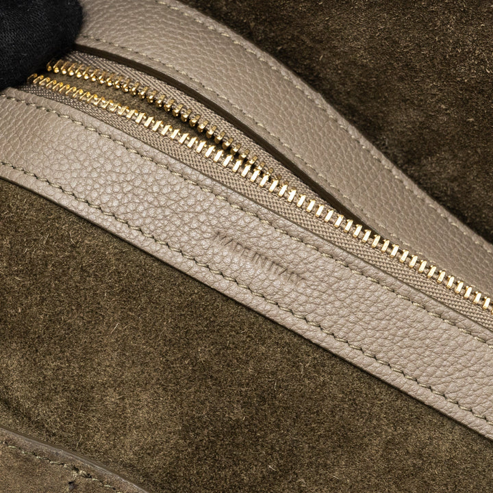 Top Quality Celine small cabas phantom bag grained calfskin taupe