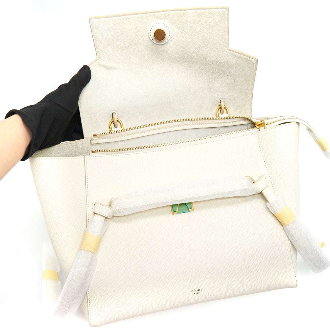 Celine Mini Belt Bag White with
