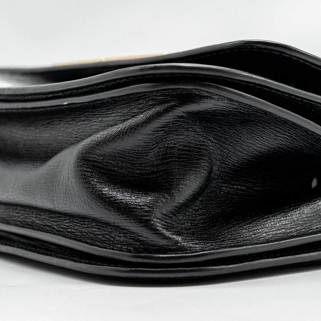 Top Quality Balenciaga Gossip Shoulder Bag Calfskin Black GHW
