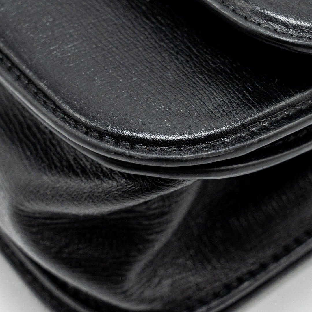 Top Quality Balenciaga Gossip Shoulder Bag Calfskin Black GHW