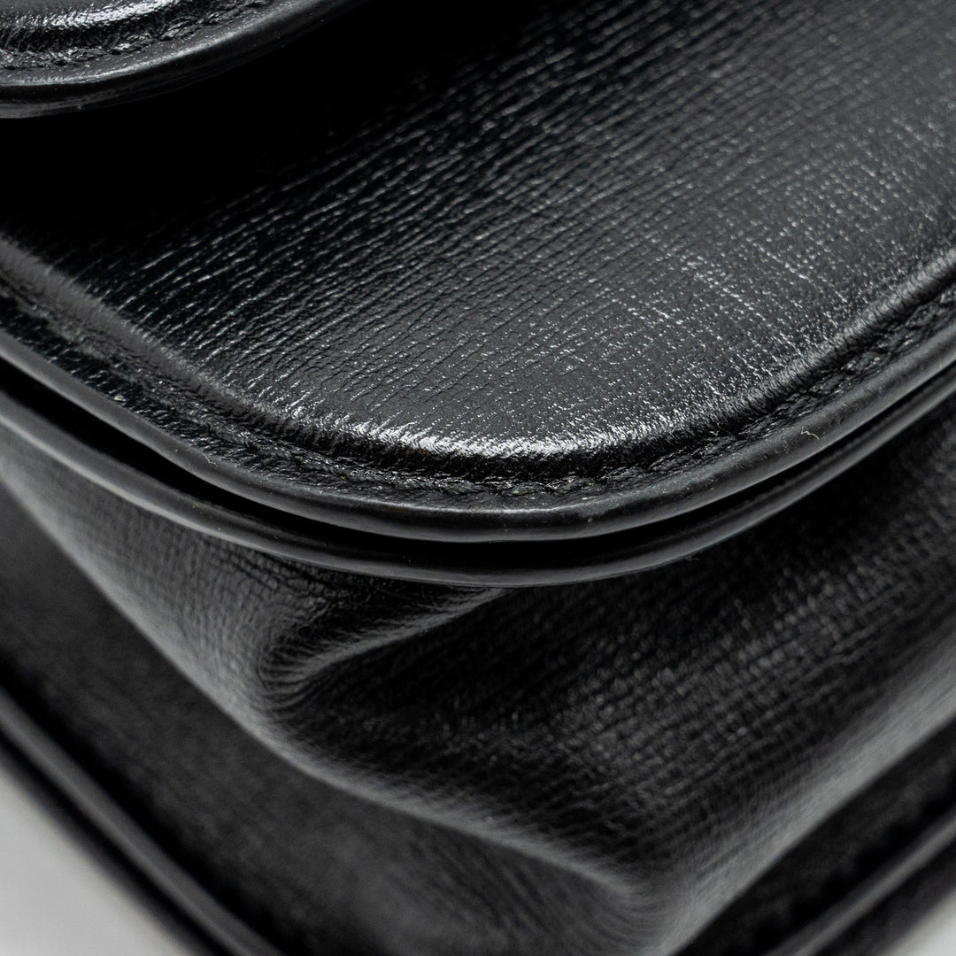 Top Quality Balenciaga Gossip Shoulder Bag Calfskin Black GHW