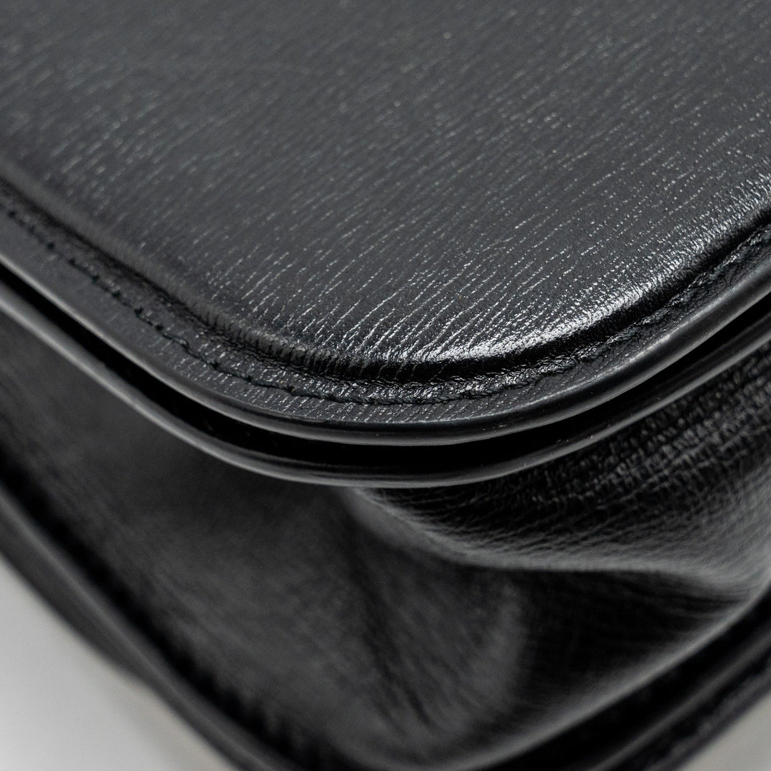Top Quality Balenciaga Gossip Shoulder Bag Calfskin Black GHW