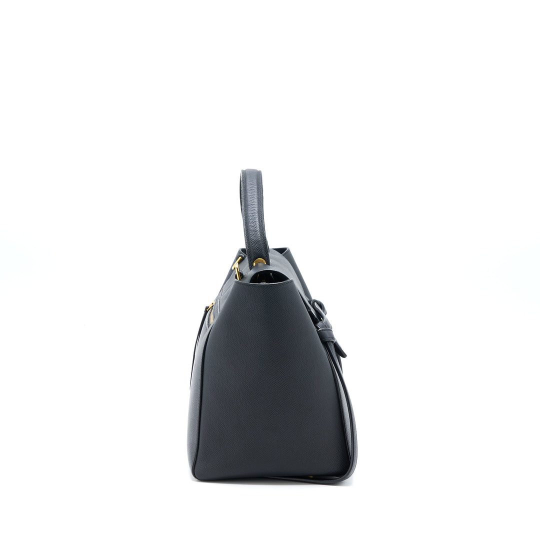Celine Mini Belt Bag Grained Calfskin Black