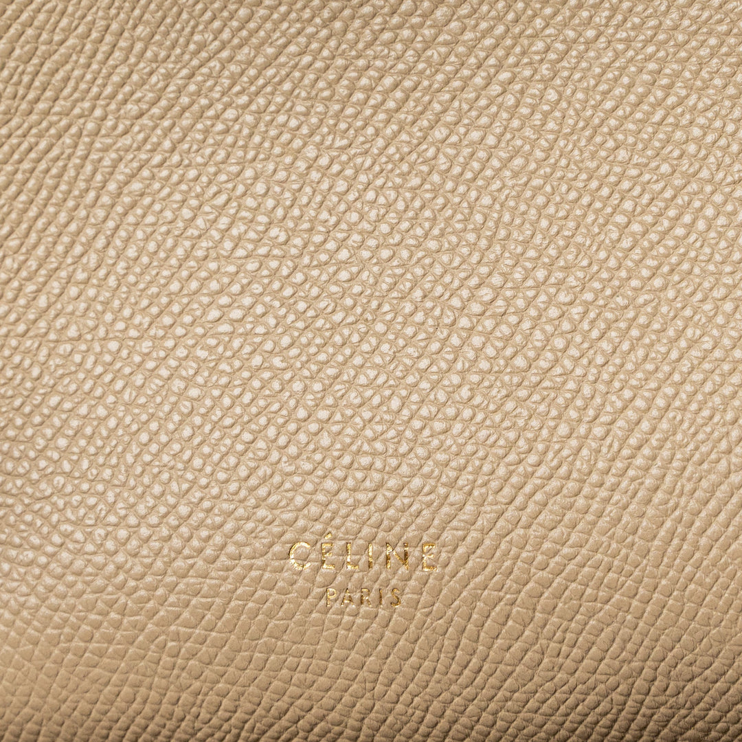 Celine Nano Belt Bag Grained Calfskin Light Beige