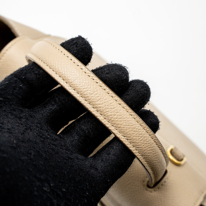 Celine Nano Belt Bag Grained Calfskin Light Beige