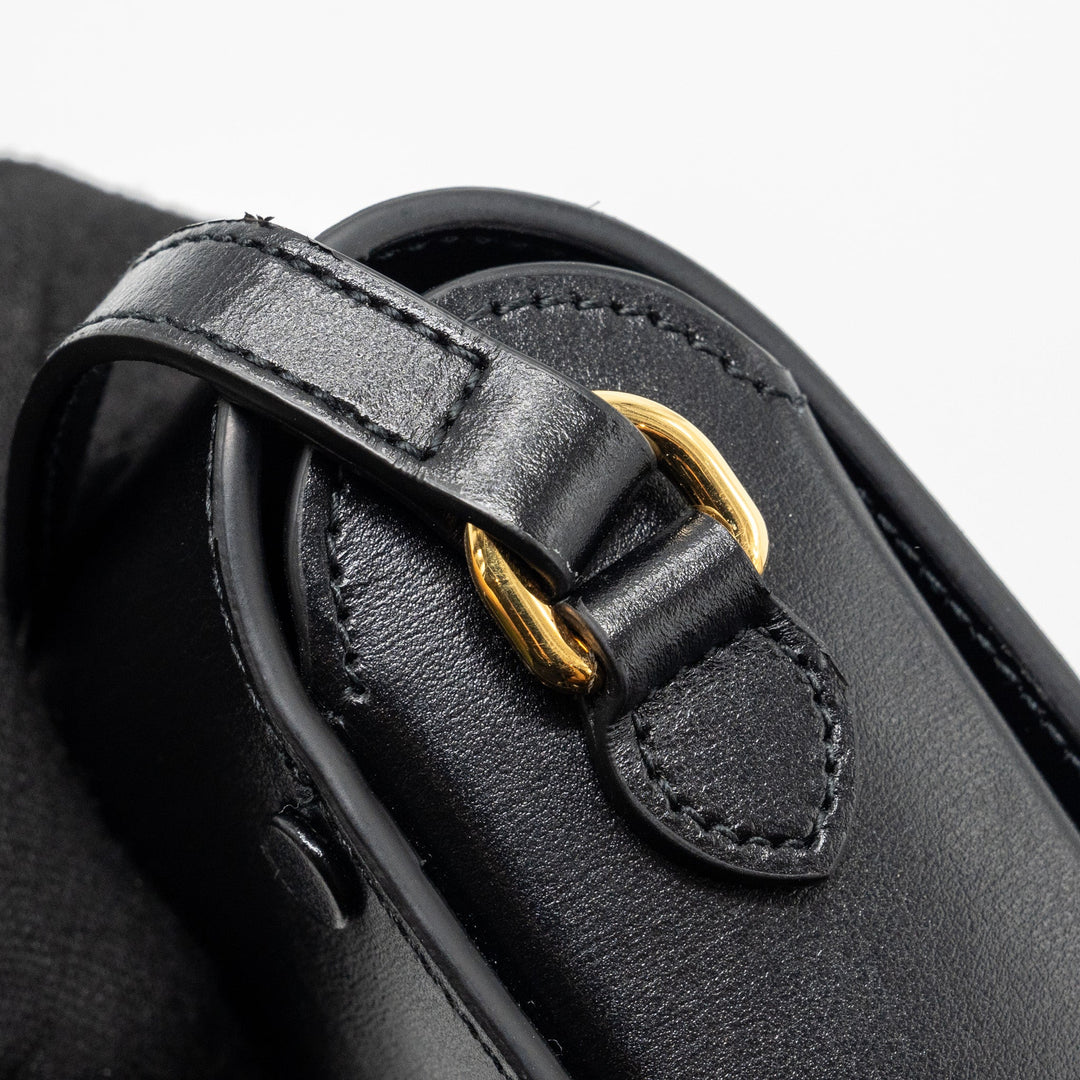 Gucci 1955 Horsebit 1955 Crossbody Bag Calfskin Black