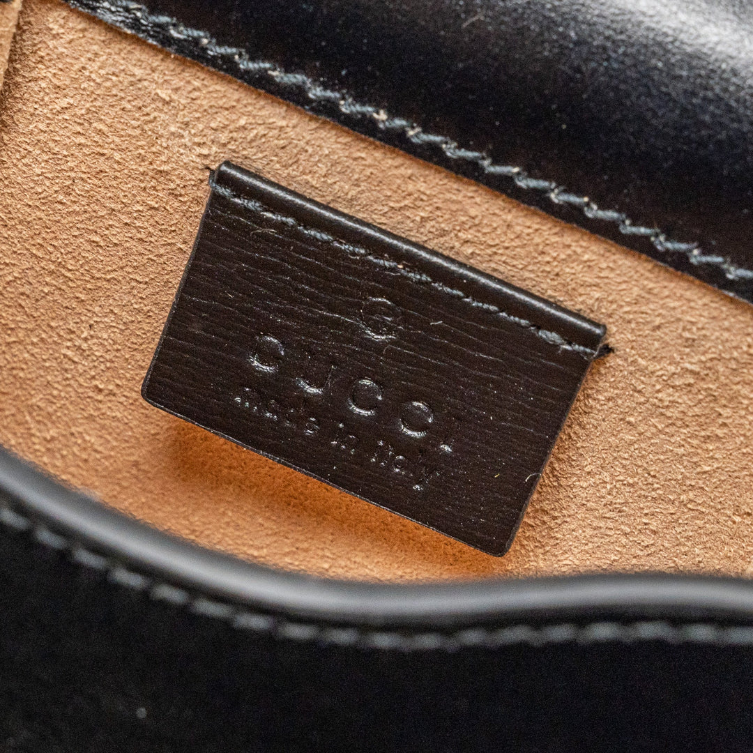 Gucci 1955 Horsebit 1955 Crossbody Bag Calfskin Black