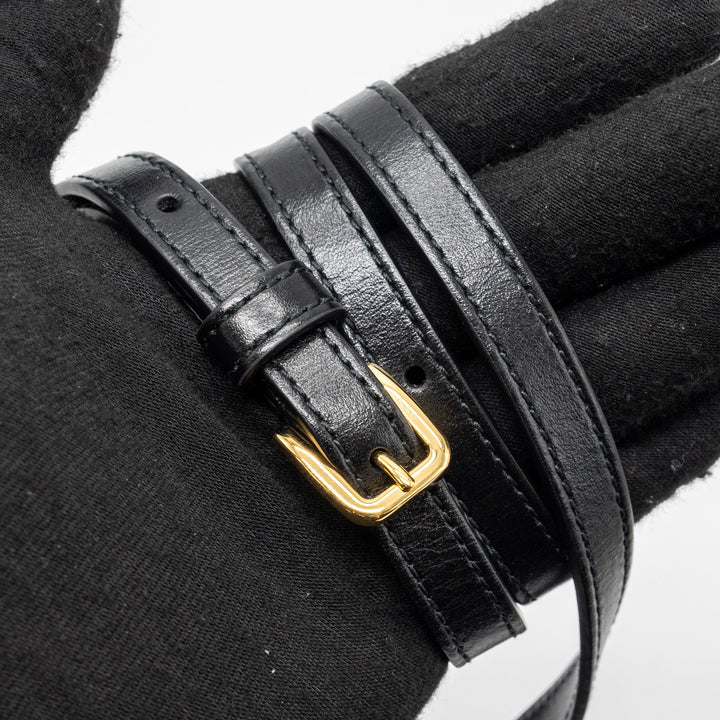 Gucci 1955 Horsebit 1955 Crossbody Bag Calfskin Black