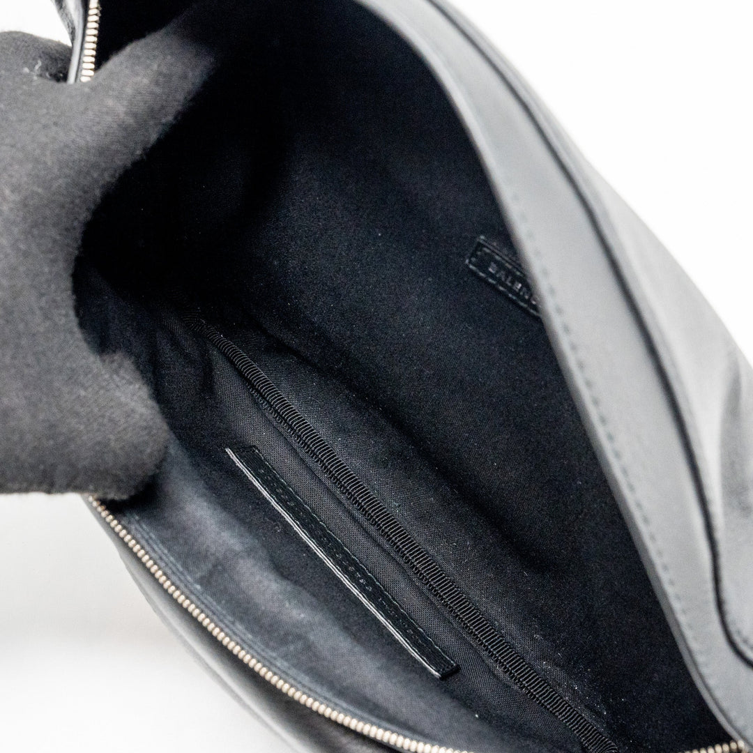 Top Quality Balenciaga Everyday Beltpack Calfskin Black SHW