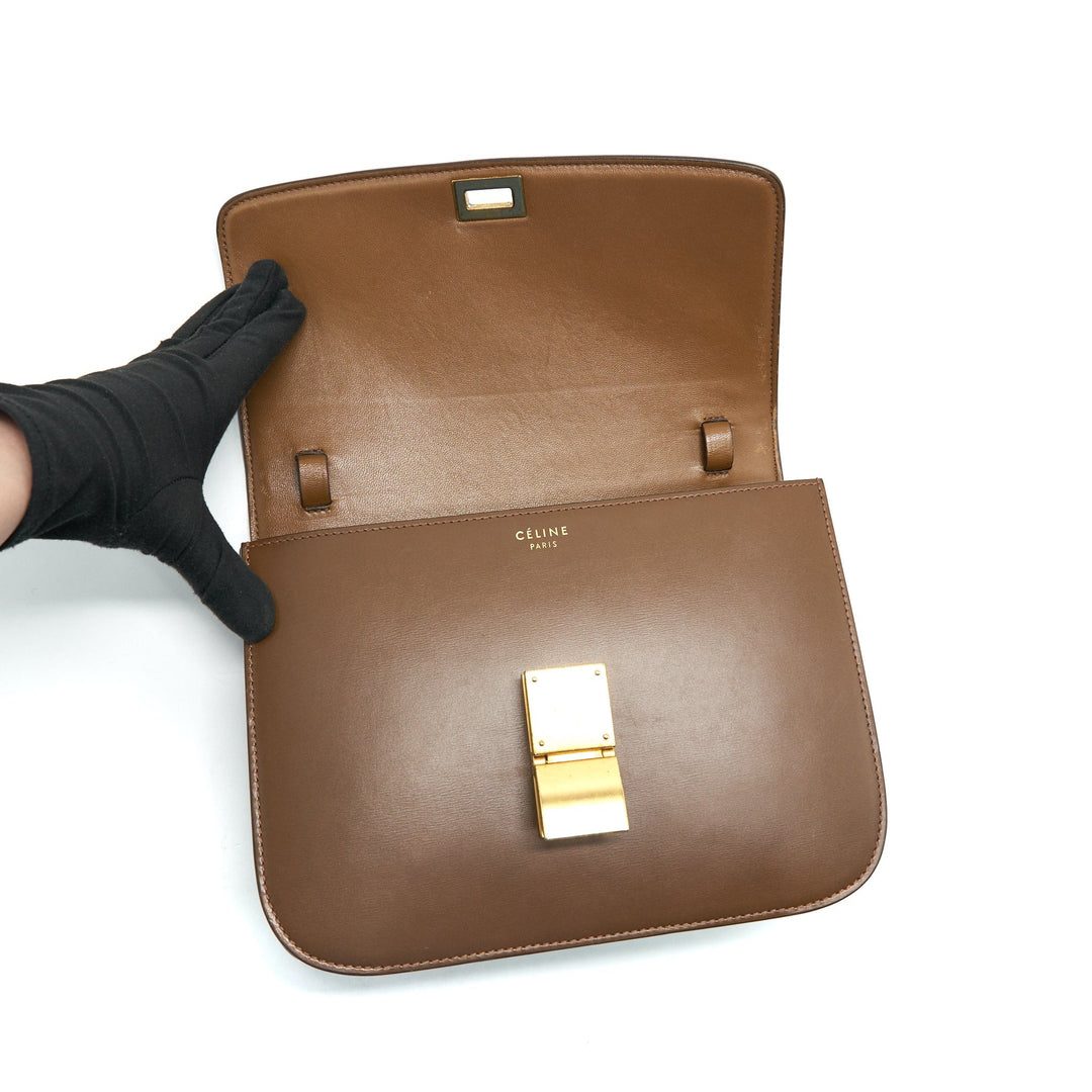Top Quality Celine Classic Medium Box Bag in Caramel