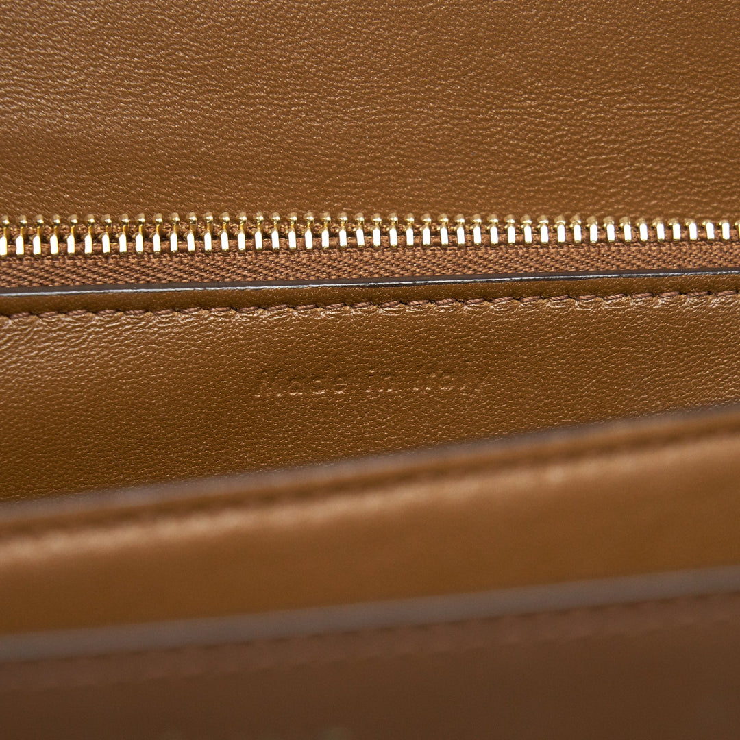Celine Classic Medium Box Bag in Caramel