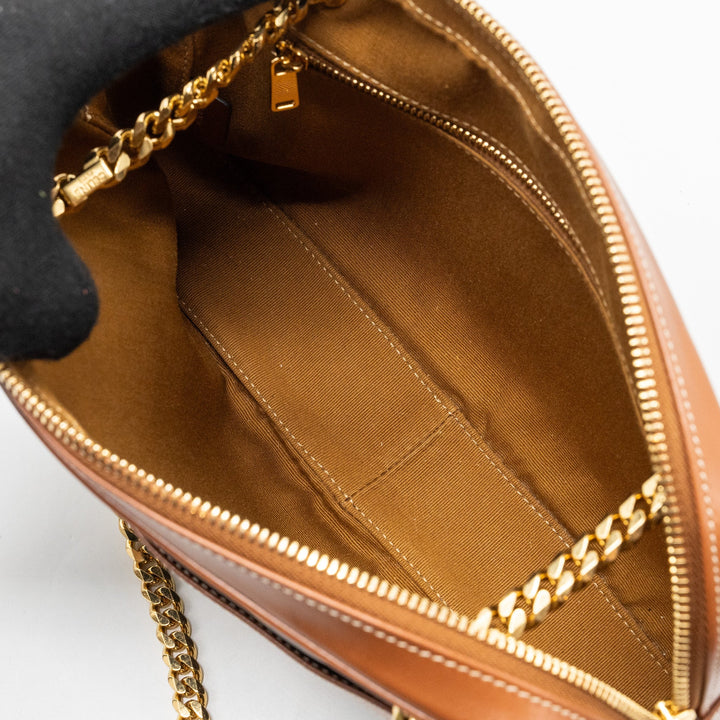 Celine patapans bag triomphe canvas/Leather brown
