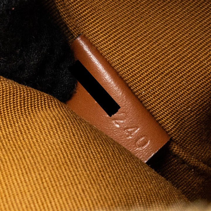 Celine patapans bag triomphe canvas/Leather brown