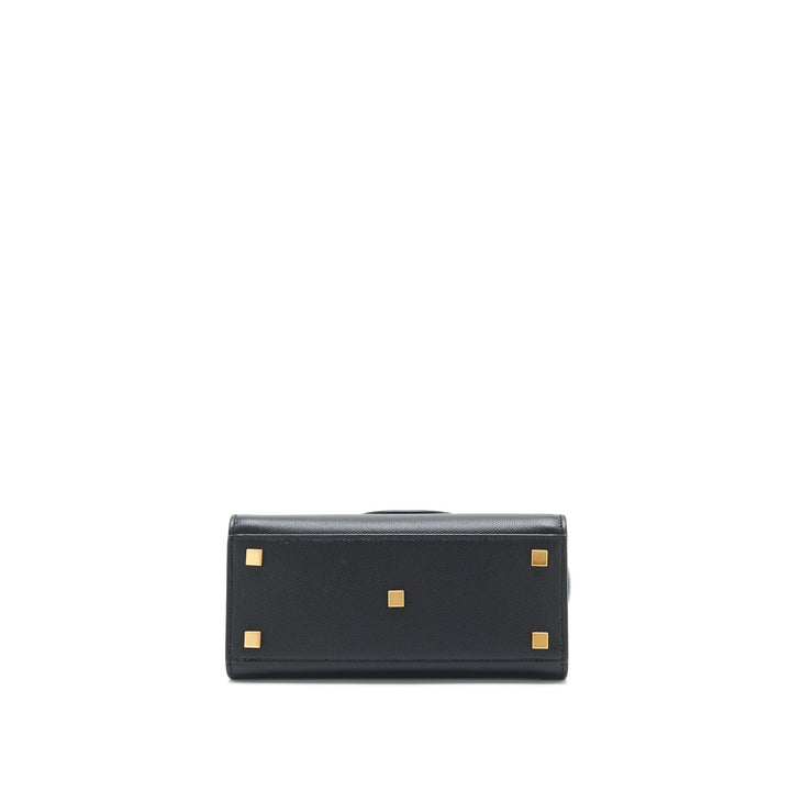 Saint Laurent/YSL Manhattan Nano Shopping Bag Calfskin Black GHW