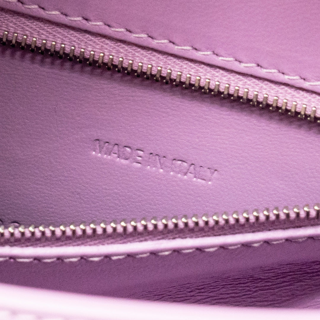 Top Quality Balenciaga Small Hourglass Bag Calfskin Light Purple SHW