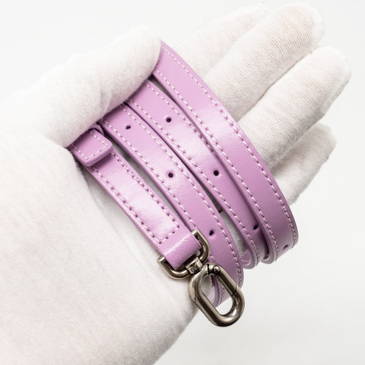 Top Quality Balenciaga Small Hourglass Bag Calfskin Light Purple SHW