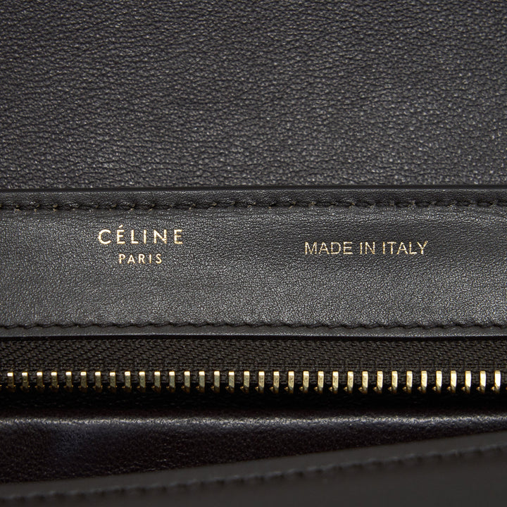 Top Quality Celine SMALL TRAPEZE BAG MULTI COLOR BEIGE/ BURGUNDY/ GREEN