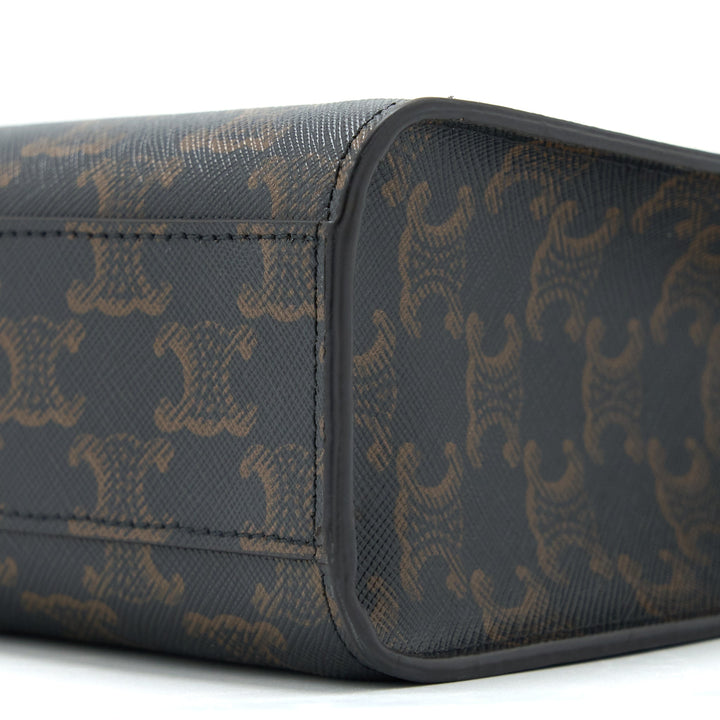 Celine Vertical Cabas Triomphe Canvas
