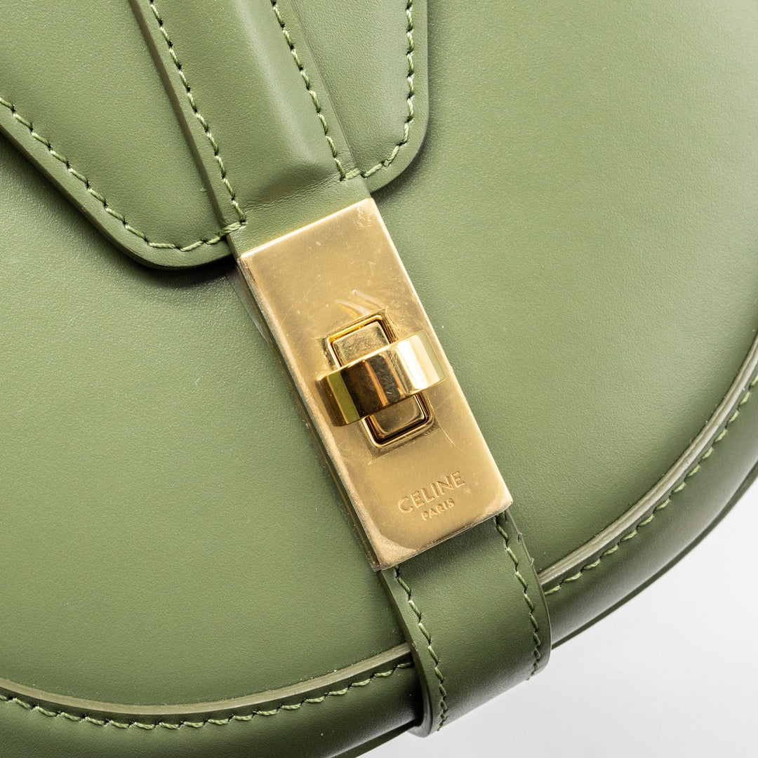 Top Quality Celine Small Besace Bag Calfskin Light Khaki
