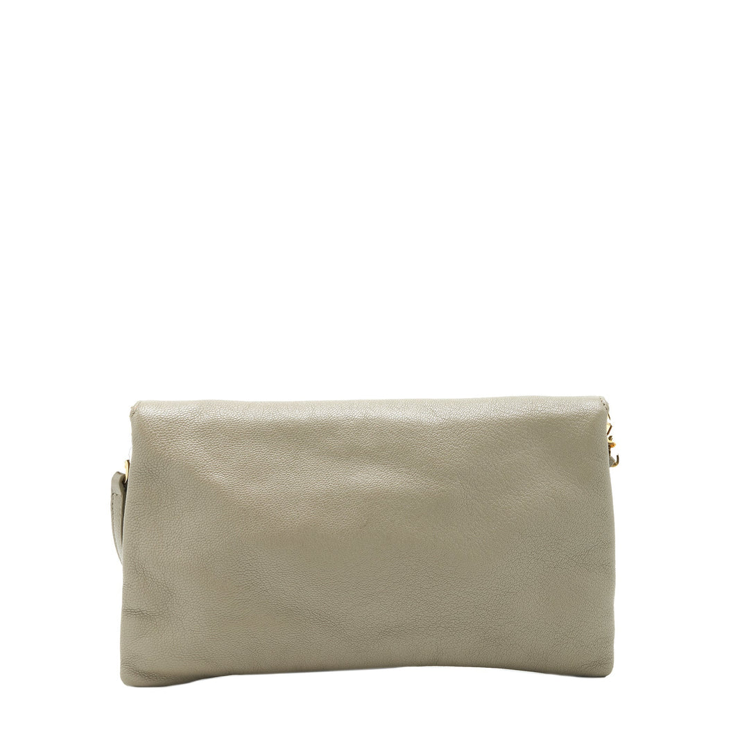 Top Quality Balenciaga city Fold Clutch/ Shoulder Bag grey GHW