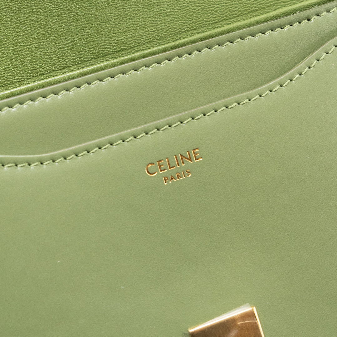 Top Quality Celine Small Besace Bag Calfskin Light Khaki