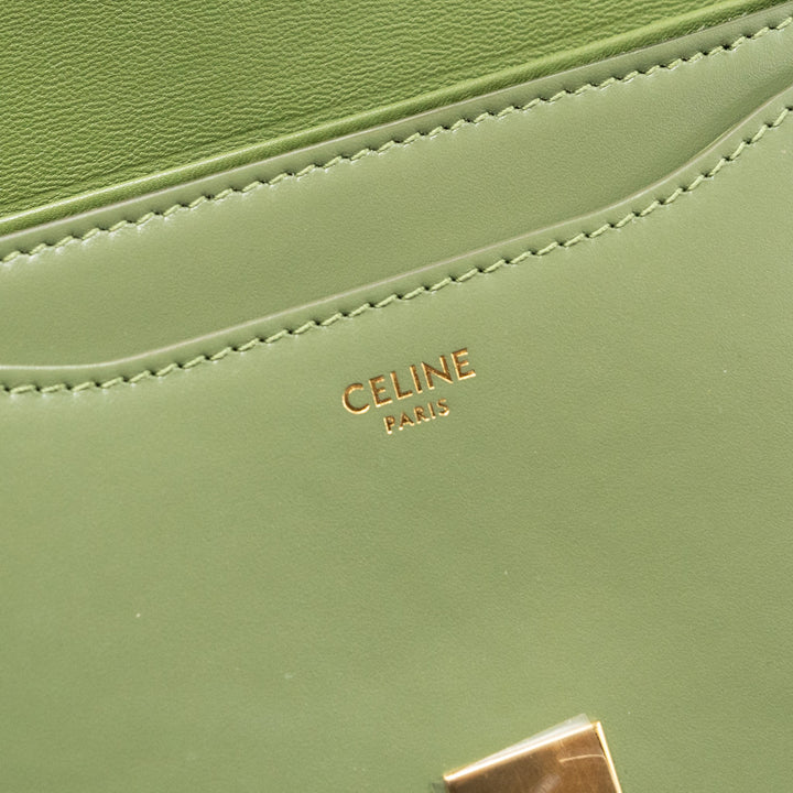 Top Quality Celine Small Besace Bag Calfskin Light Khaki