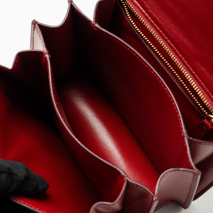 Top Quality Celine Mini classic box bag calfskin red