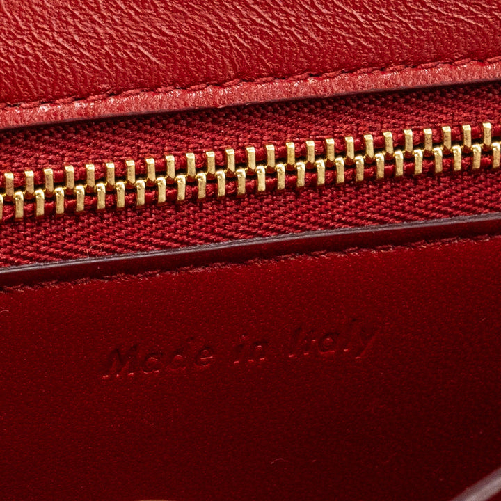 Top Quality Celine Mini classic box bag calfskin red